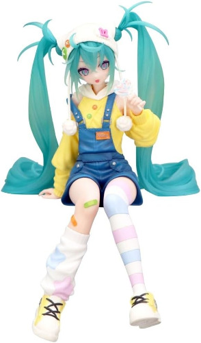Vocaloid - Hatsune Miku - Noodle Stopper Figure - Lollipop (FuRyu) - Brand New