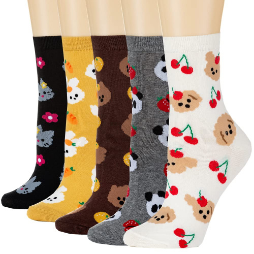 Cute cartoon socks (5 pairs)