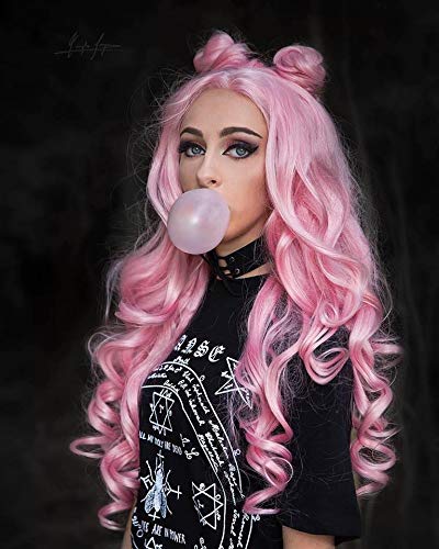 Hot Pink Lace Front Wig