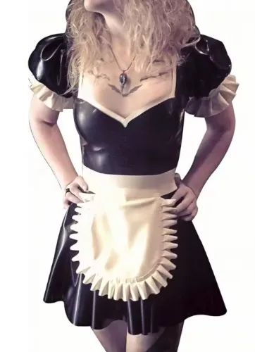 Latex Maid Costume