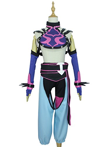 Game Character Juri Han Outfit Fighting Clothing Cosplay Costume - Female S