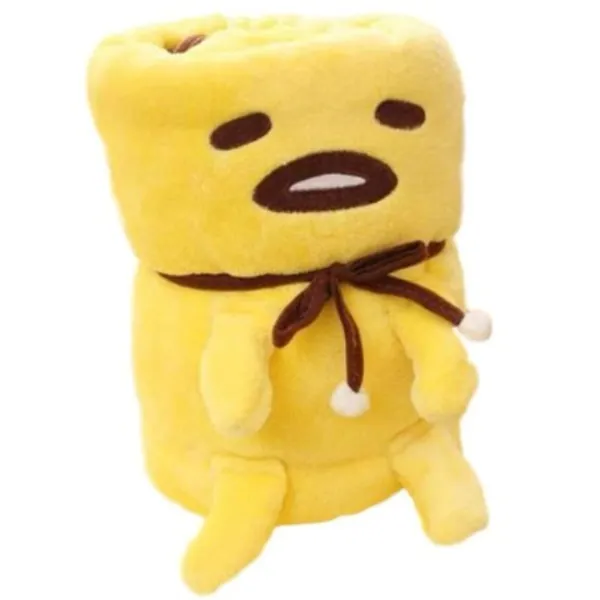 Aiyee Anime Gudetama Cosplay Lazy Egg Plush Blanket ( 39.4 X 31.5 inches)