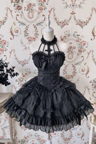 Lolita's Reign Dress - Black / S