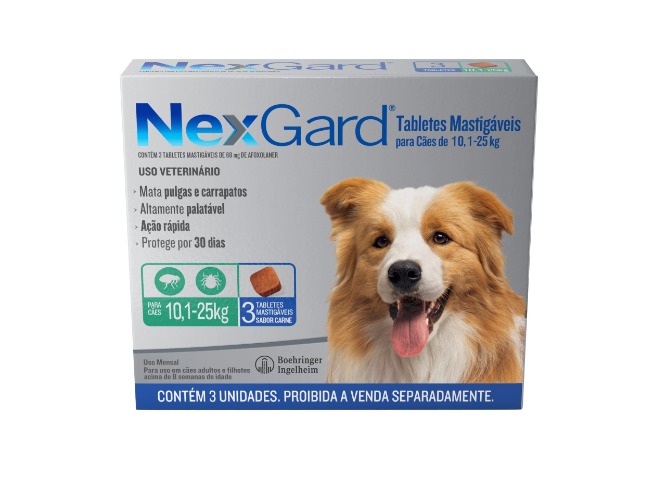 NexGard Antipulgas e Carrapatos para Cães 