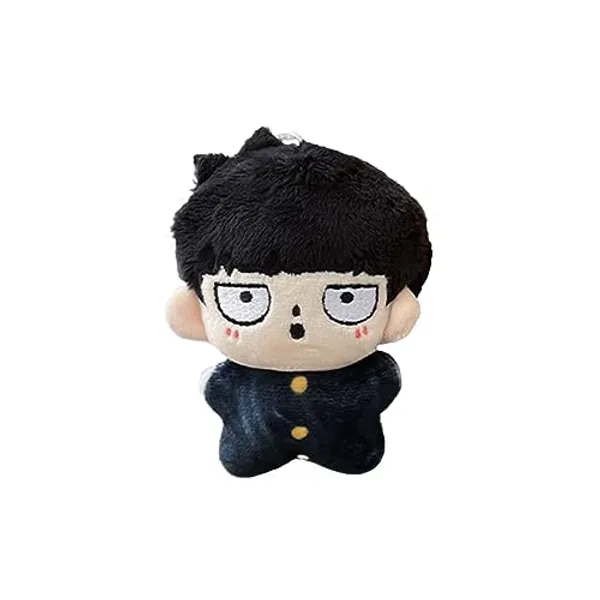 Xinchangda Mob Psycho 100 Plüsch-Anime-Cartoon-Kageyama Shigeo/Mob/Reigen Arataka, Plüsch, weich, 12 cm