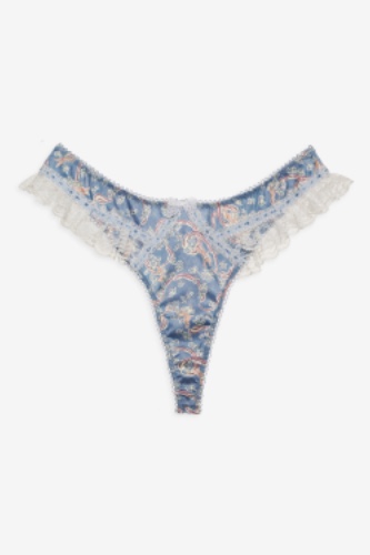 Emiliana Thong Panty — Blue