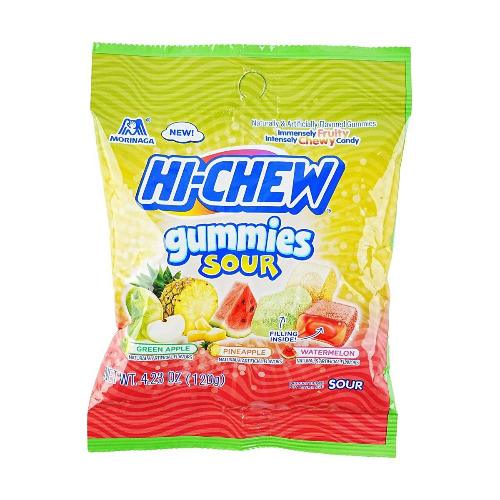 Sweet & Sour Chewy  Jelly Gummy Candy 90g - Fruit Sour Mix