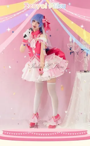 Izayoi Miku pink dress