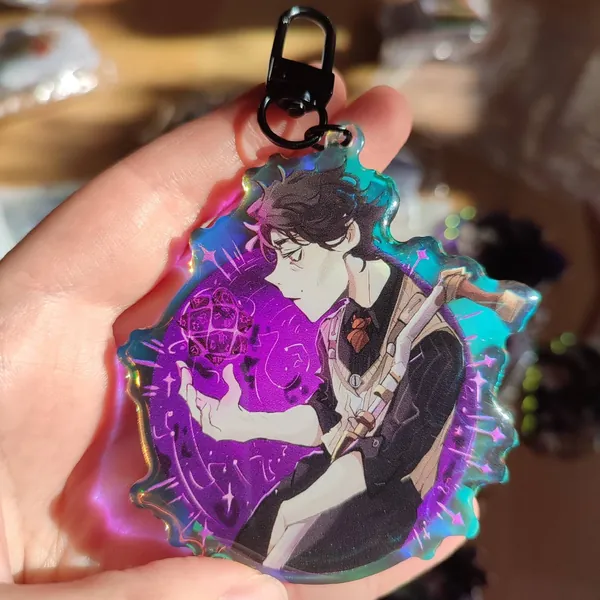 Viktor - Arcane Rainbow Keychain League of Legends