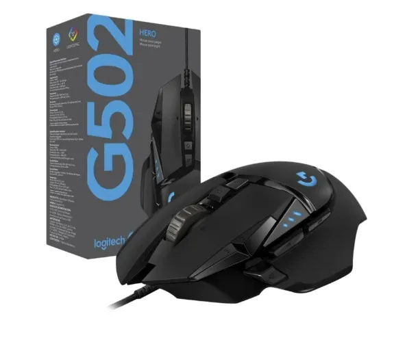 Logitech G502 Hero High Performance RGB Wired Gaming Mouse