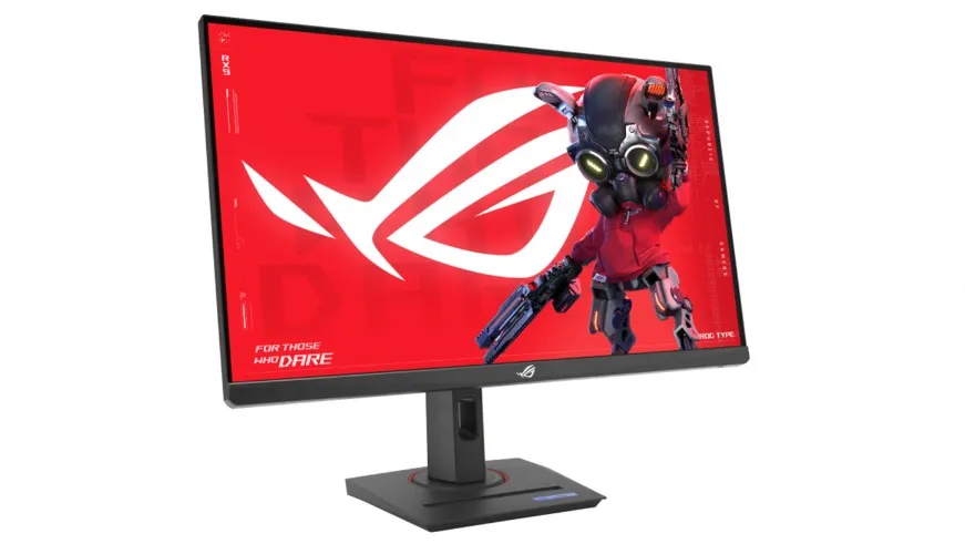 ASUS ROG Strix XG27UCG 27" 4K UHD 160Hz Fast IPS Gaming Monitor 3840x2160 - 1ms - DP1.4 - HDMI 2.1 - USB-C 15W - G-Sync Compatible - HDR400- Height / Pivot / Swivel / Tilt Adjustable - 100x100 VESA