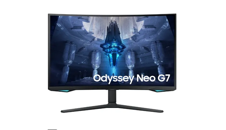 Samsung Odyssey Neo G7 32" 4K UHD Mini LED 165Hz Curved Gaming Monitor 3840x2160 - 1ms - DisplayPort - 2x HDMI - USB Hub - 1000R - Quantum HDR2000 - FreeSync Premium Pro - HDMI 2.1 - Height / Pivot / Swivel / Tilt Adjustable - 100x100 VESA