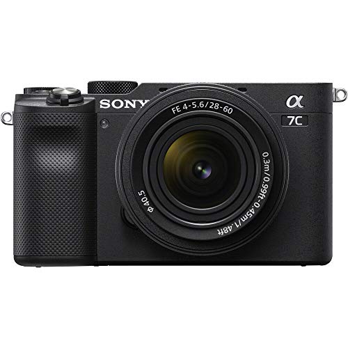 Sony Alpha 7C Full-Frame Compact Mirrorless Camera Kit - Black (ILCE7CL/B) - Body w/ 28-60mm