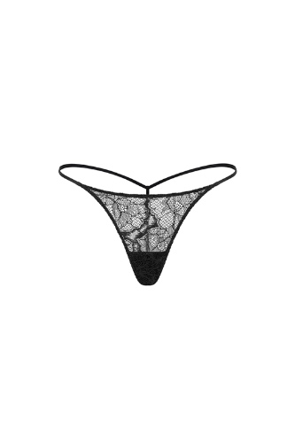 Tara Thongs - EU XS / US 2 / Black