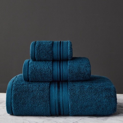 Egyptian Cotton Towels - Cobalt Blue / Bath Towel - 1pc