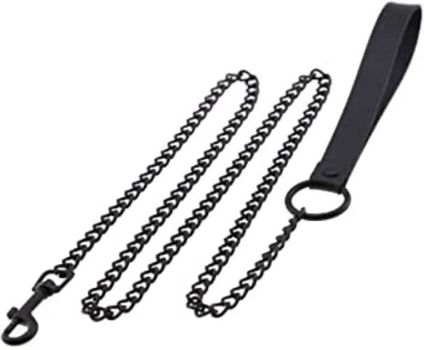 COLORFUL BLING 3Pcs Leather Choker, Heart Shape Circle Ring Collar Necklace, Punk Detachable Leash Chain, Gothic Party Cosplay Costume Jewelry Women Egirls Gift - black chain accessory