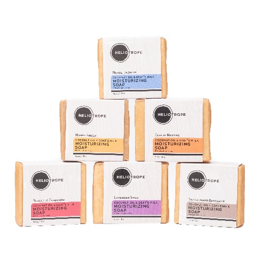 Moisturizing Coconut Oil & Goat's Milk Soaps - Honey Amber