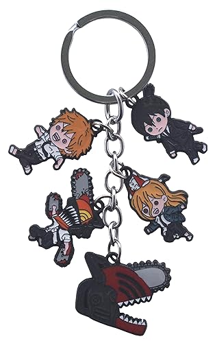 Cuzhedai Anime Character Denji keyring Makima keyring Pochita keyring Power keyring Hayakawa Aki keyring