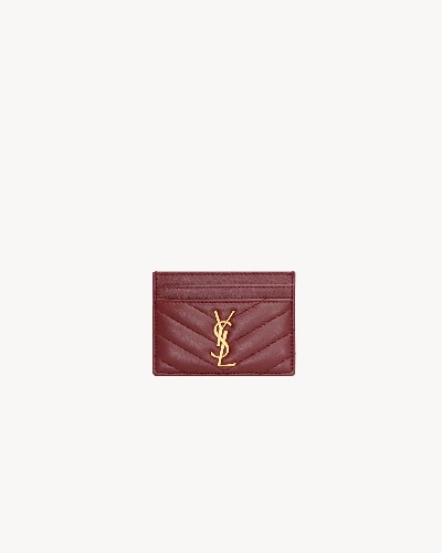 CASSANDRE MATELASSÉ card case in lambskin | Saint Laurent | YSL.com