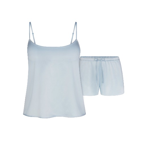 SKIMS HOTEL SHINE CAMI SLEEP SET | FROST