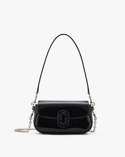 The Patent Leather Clover Shoulder Bag