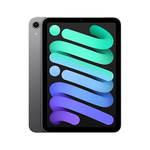 Apple iPad mini (A17 Pro): Apple Intelligence, 8.3-inch Liquid Retina Display, 128GB, Wi-Fi 6E, 12MP Front/12MP Back Camera, Touch ID, All-Day Battery Life — Space Grey - Wi-Fi - 128 GB - Space Grey