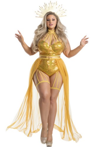 Plus Size Rising Sun Beauty Halloween Costume