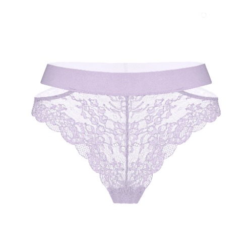 Wild Lace Cheeky Panty Lilac Hint - XXL / Lilac Hint