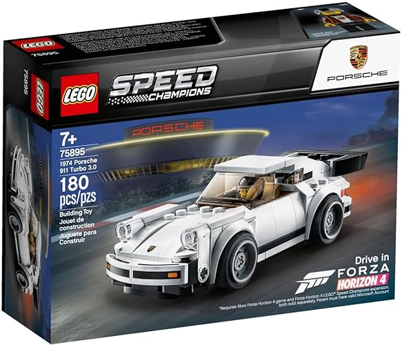 LEGO Speed Champions 1974 Porsche 911 Turbo 3.0 75895 Building Kit (180 Pieces) - Multicolor