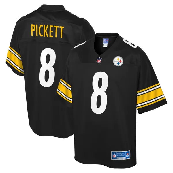 NFL PRO LINE Men's Kenny Pickett Black Pittsburgh Steelers Player Game Jersey