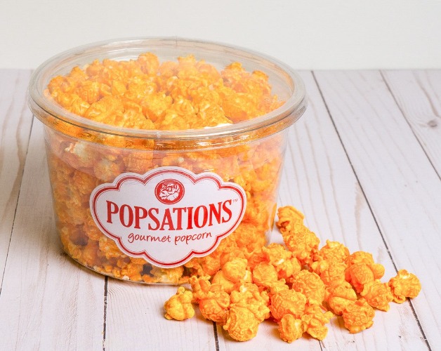Clear Gourmet Popcorn Tubs | Classic Cheddar