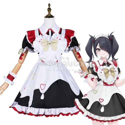 【In Stock】Game Needy Streamer Overload Cosplay Ame-chan x Sweets Paradise Cosplay Maid Costume - L