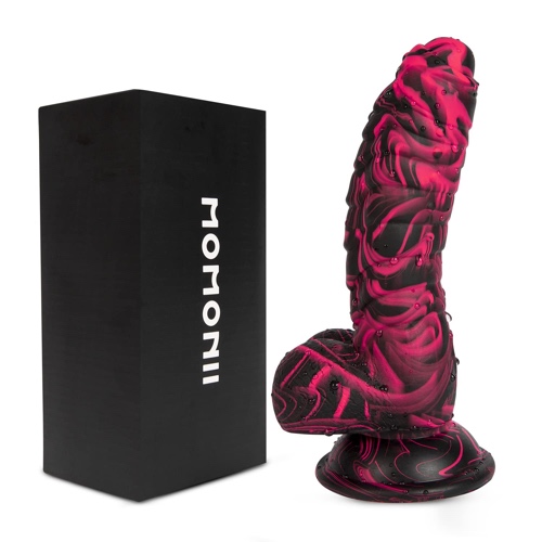 Realistic Dildo Neat and Unique, 7.16 inch Colorful Dildo with Strong Suction Cup for Hands-Free Play Adult Sex Toys for Women Men and Couples - 