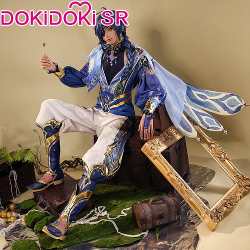 DokiDoki-SR Game Genshin Impact Cosplay Kaeya  Sailwind Shadow Costume / Shoes | Costume Only L-PRESALE