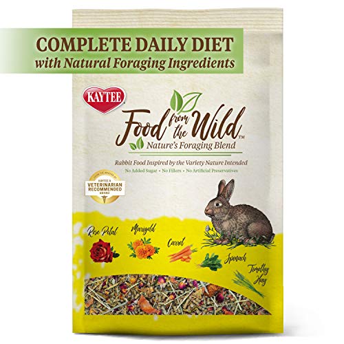 Kaytee Food from The Wild Natural Pet Rabbit Food, 4 Pound - 4 Pound (Pack of 1)
