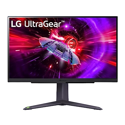 LG UltraGear Gaming Monitor 27GR75Q, 27 inch, 1440p, 165Hz, 1ms GtG, IPS Display, HDR 10, NVIDIA G-Sync & AMD FreeSync compatible, Smart Energy Saving, Displayport, HDMI - 27 inch - 165Hz | QHD - Single