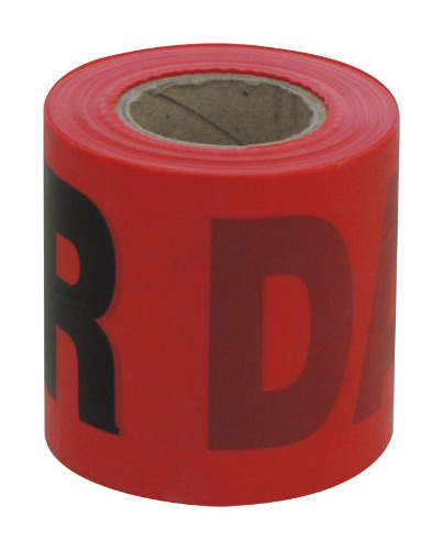 C.H. Hanson 200 ft. L X 3 in. W Plastic Danger Barricade Tape Red | Default Title
