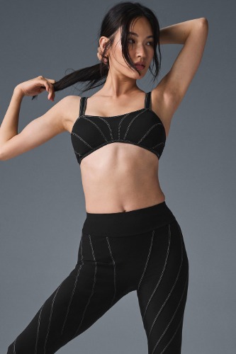 Alosoft Sunray Bra - Black/White