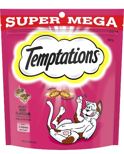 Temptations Hearty Beef - Cat Treats
