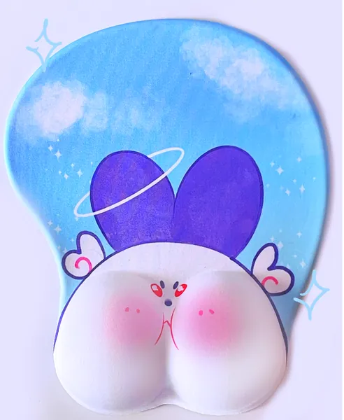 Bun Cheeks 3D Mousepad
