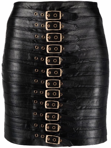 Manokhi buckle-detail Mini Skirt - Farfetch