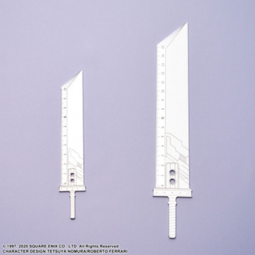 FINAL FANTASY VII REMAKE METAL RULER SET - BUSTER SWORD