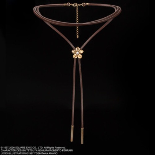 FINAL FANTASY VII REMAKE LEATHER NECKLACE - AERITH