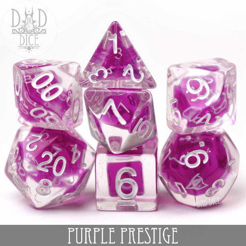 Purple Prestige Dice Set
