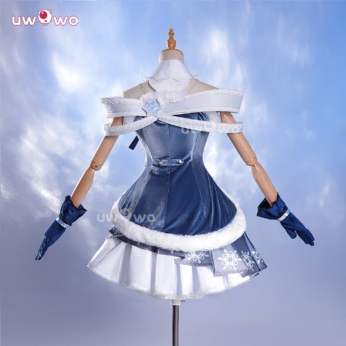Uwowo Collab Series: V Singer 2025 Snow Winter Christmas Cosplay Costume | 【Pre-sale】XL