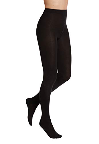 WOLFORD Cashmere Silk Tights For Women - Large - Black