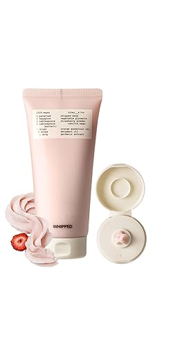 WHIPPED CREAM VEGAN CLEANSER DDALVA - Strawberry + Vanilla bean | For Dull skin, Moisturizing Face Cleanser, Radiant Glow, Niacinamide, Hyaluronic Acid | Korean Skincare, 200ml (6.76 fl. oz) - Ddalva (Strawberry + Vanilla bean)