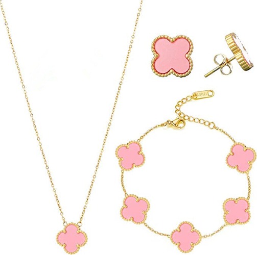 Clover Charm Set - Blush Pink | Default Title