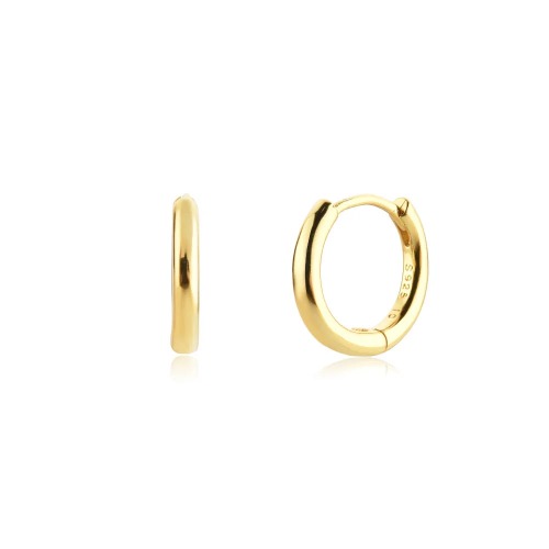 18K GOLD HUGGIES EARRING | 5mm / Gold