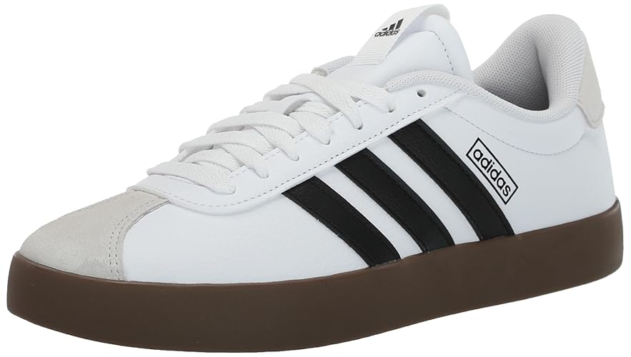 adidas Women's Vl Court 3.0 - 7 - White/Black/Grey